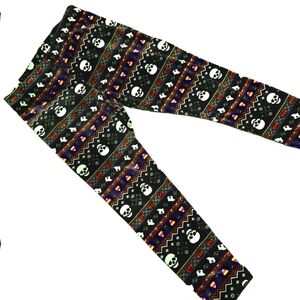🔴 No Boundaries Printed Fleece Jersey Leggings Halloween Juniors XL 15/17